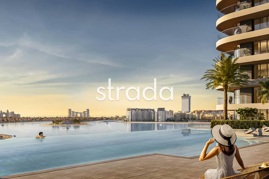 位于迪拜港，艾玛尔海滨社区，海湾胜景大厦 1 卧室的公寓 3410000 AED - 8649128