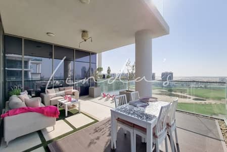 3 Bedroom Apartment for Rent in DAMAC Hills, Dubai - Full Golf View |Large Balcony | Fully Furnished