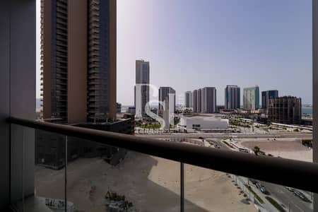 فلیٹ 1 غرفة نوم للبيع في جزيرة الريم، أبوظبي - meera-tower-2-shams-abu-dhabi-al-reem-island-balcony-view (3). JPG