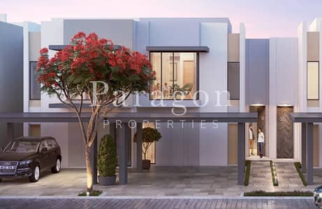 3 Bedroom Townhouse for Sale in The Valley, Dubai - Park View | Close To Pool | Handover Soon