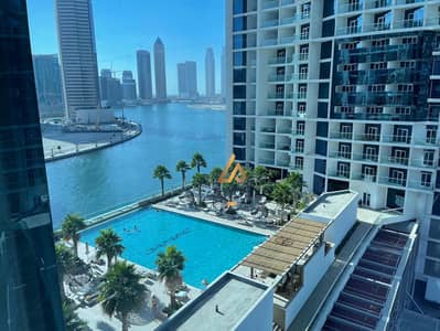 1 Bedroom Apartment for Rent in Business Bay, Dubai - spacious/ ready to move/ pool canal view