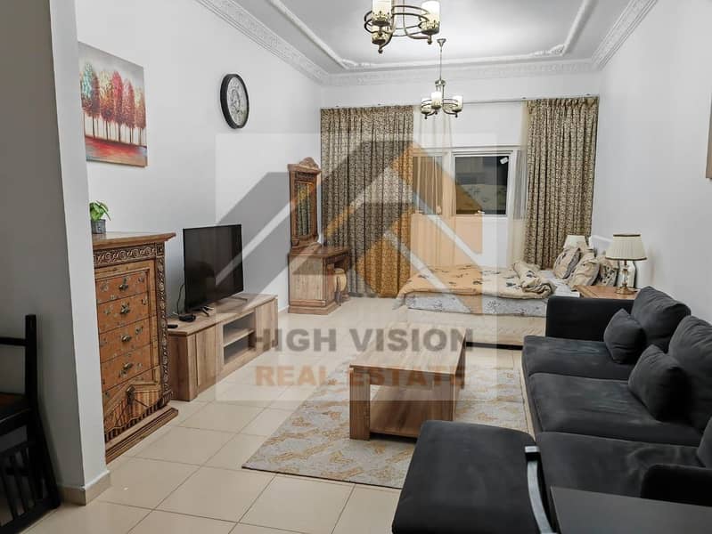 Furnished Studio For Rent in ajman one Towers