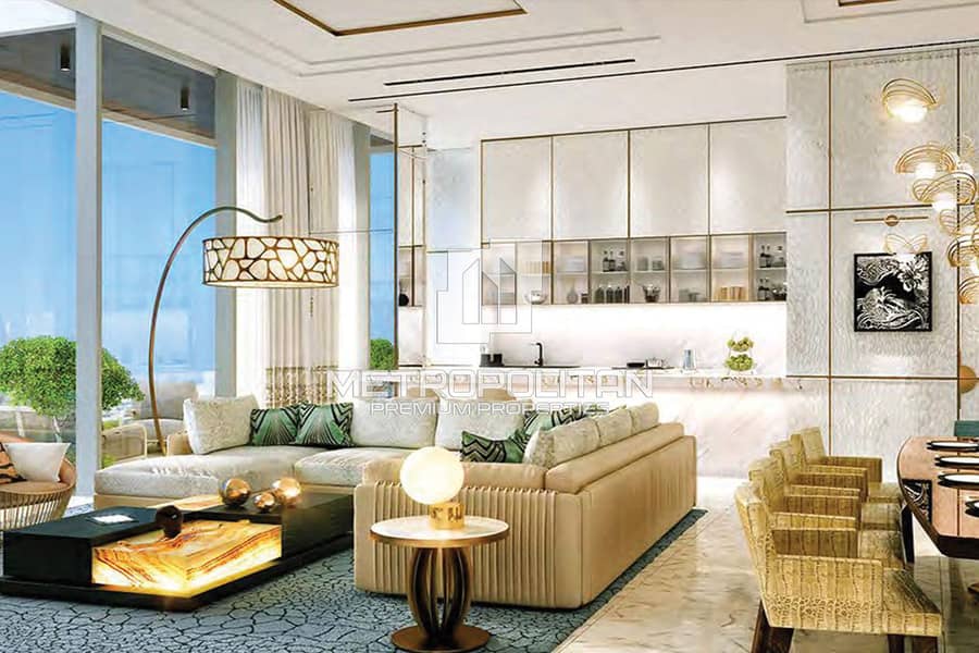 位于迪拜码头，卡瓦利大厦 3 卧室的公寓 24500000 AED - 8580184