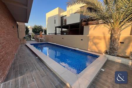 5 Bedroom Villa for Rent in DAMAC Hills, Dubai - Pool | Park And Lake Backing | Vacant Now