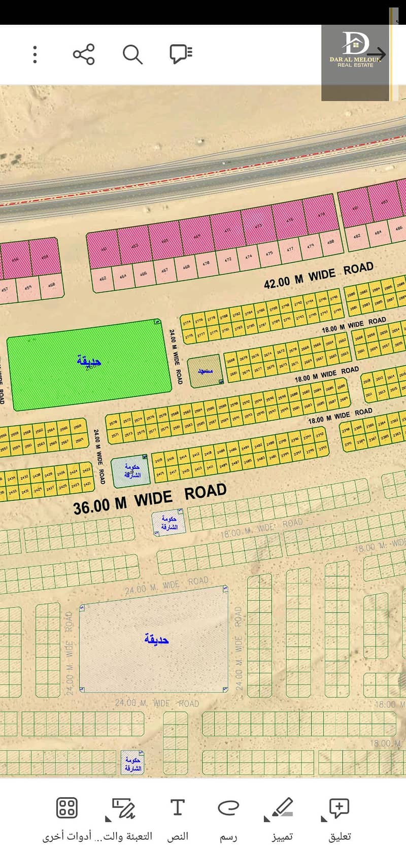 For sale in Sharjah, Al-Sahmah area, residential land, area 3000 feet, ground permit and two floors. Freehold installments completed for all Arab nationalities. Al-Sahmah area is distinguished by being close to Al Zaid Street, close to Emirates Transit Ro