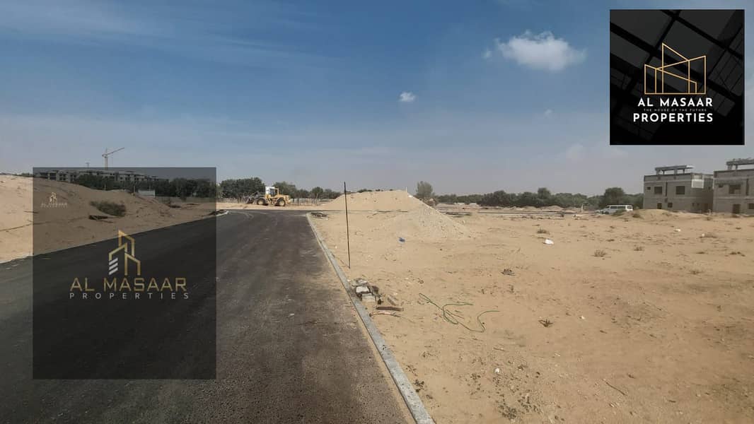 Land for sale in Al Zahia, an area of ​​280 meters, at a price of 400 thousand, including ownership and registration fees, Al Zahia scheme B