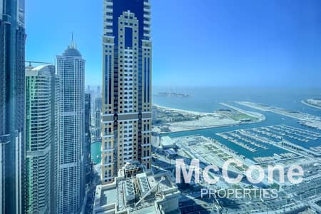 2 Bedroom Apartment for Sale in Dubai Marina, Dubai - High Floor | Sea And Harbour View | Investor Deal