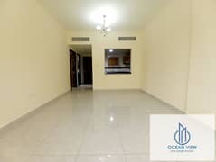 12 شيكًا - إيجار 1BHK واسع 45 ألف - غرفة نوم رئيسية - 900 قدم مربع - شرفة - مطبخ شبه مفتوح - 2 حمام متاح للعائلة