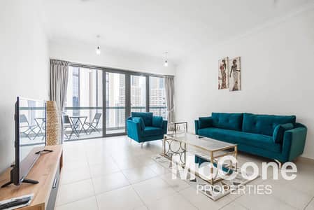 2 Bedroom Flat for Rent in Downtown Dubai, Dubai - Furnished | Spacious | Large Balcony | High Floor