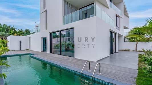 5 Bedroom Villa for Rent in Al Barari, Dubai - Modern Villa I Private Lift I Lake View