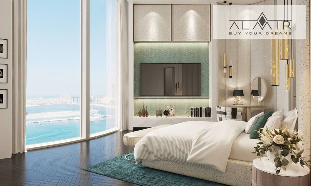 位于迪拜码头，卡瓦利大厦 4 卧室的顶楼公寓 61000000 AED - 5538964