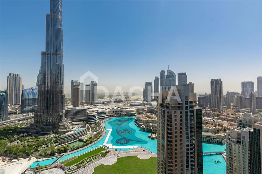 Burj Khalifa View / Luxury / Furnished / Vacant