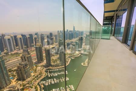2 Bedroom Flat for Sale in Dubai Marina, Dubai - Very High Floor /  Marina View / RENTED