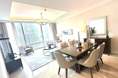 2 Bedroom Apartment for Rent in Downtown Dubai, Dubai - Fully Furnished / High Floor / Stunning Views