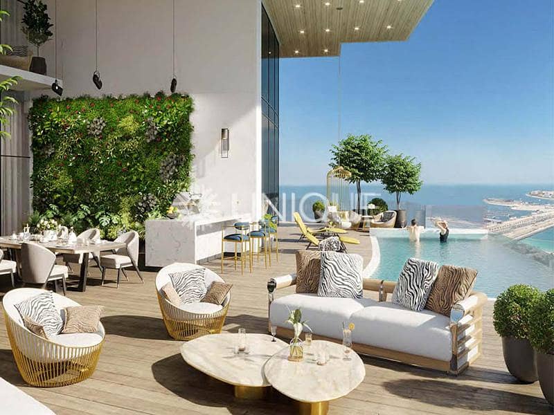 位于迪拜码头，卡瓦利大厦 1 卧室的公寓 2700000 AED - 8662974