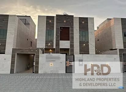 5 Bedroom Villa for Rent in Al Zahya, Ajman - "| For rent | Villa | In Al Zahia area | 5 master bedrooms | Council, lounge, kitchen and maid's room | European finish | In a very privileged location, two floors and roof |.