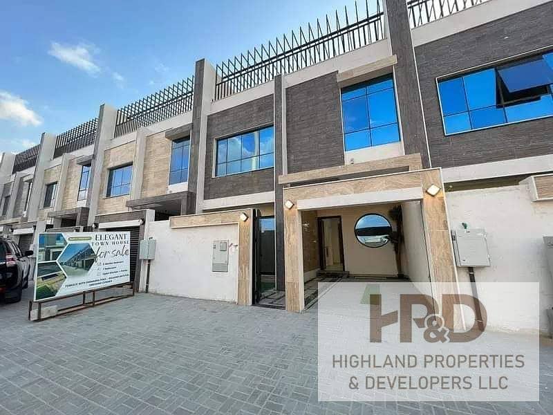 For sale Villa | Townhouse | Al Zahia area | Ajman | Ready to live immediately | With electricity and water | Instant entrance from Sheikh Mohammed bin Zayed Street |.