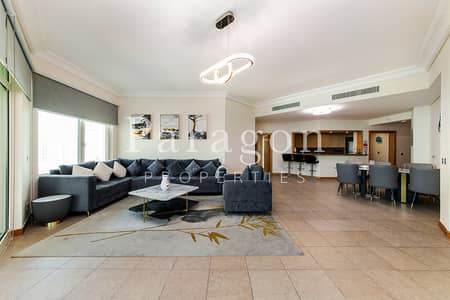 شقة 3 غرف نوم للايجار في نخلة جميرا، دبي - شقة في الخوشكار،شقق شور لاين،نخلة جميرا 3 غرف 300000 درهم - 8664968