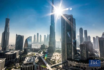 2 Bedroom Flat for Sale in Downtown Dubai, Dubai - Fully Furnished | Burj Khalifa View | High Floor