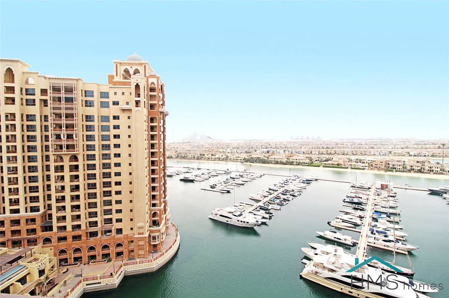 - GENUINE PICTURES!
- Un-Furnished 
- 2 En-suite bedrooms plus study room
- Amazing Marina, Fronds & Atlantis views
- 9th Floor
- Beach Access
- Access to private (contd. . . )