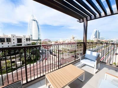 4 Bedroom Apartment for Sale in Umm Suqeim, Dubai - Furnished | Vacant | High Floor |Burj Al Arab View