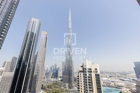 3 Bedroom Flat for Rent in Downtown Dubai, Dubai - Spacious Apt Plus Maids Room | Burj View