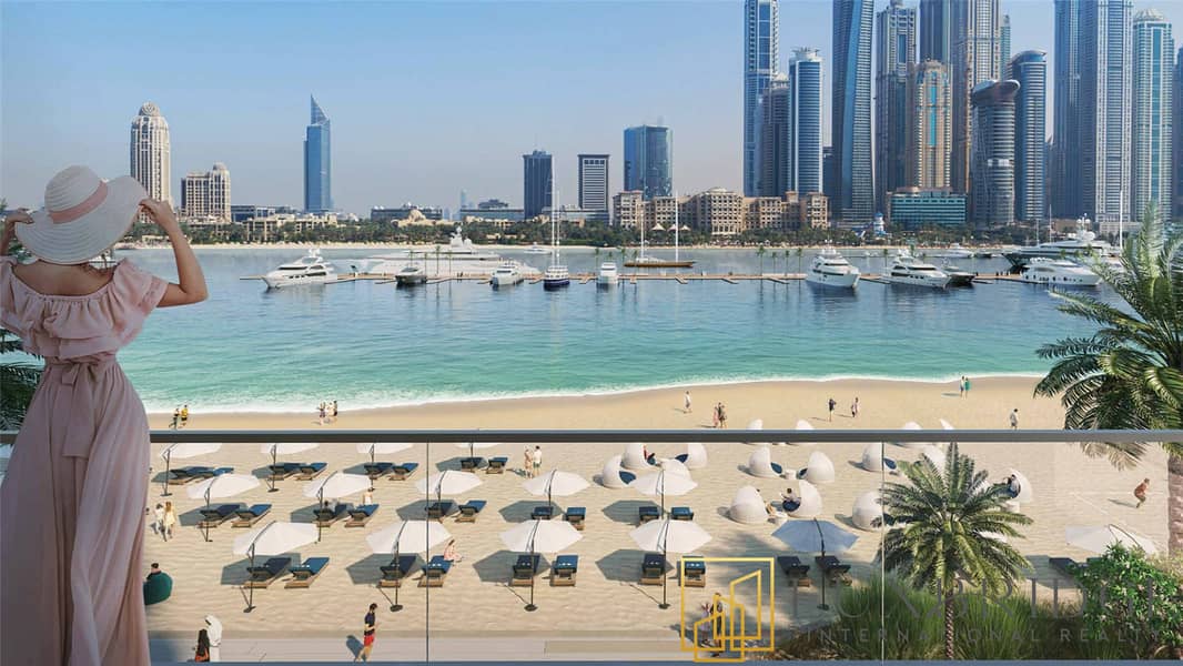 位于迪拜港，艾玛尔海滨社区，皇宫海滩公寓 1 卧室的公寓 2400000 AED - 8669076
