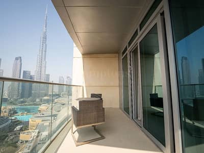 2 Bedroom Apartment for Rent in Downtown Dubai, Dubai - Burj Views | Fully Furnished | Vacant Now