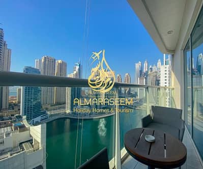 2 Bedroom Apartment for Rent in Dubai Marina, Dubai - Classic 2BR | Furnished | Full Marina View
