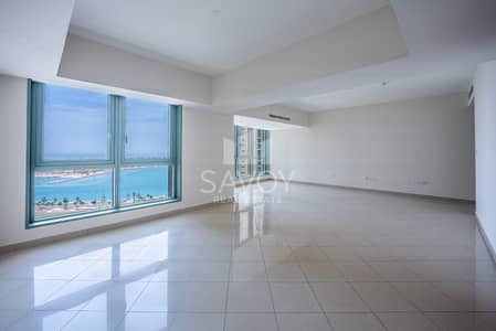 2 Bedroom Apartment for Rent in Al Markaziya, Abu Dhabi - LAVISH 2 BR APARTMENT | NO COMMISSION | SEA VIEW