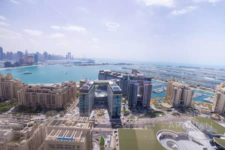 Studio for Sale in Palm Jumeirah, Dubai - High Floor Sea And Sunset View | Vacant