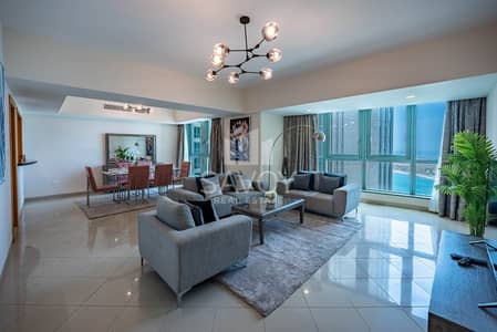 2 Bedroom Apartment for Rent in Al Markaziya, Abu Dhabi - FURNISHED 2 BEDROOM | SEA VIEW | PRIME LOCATION