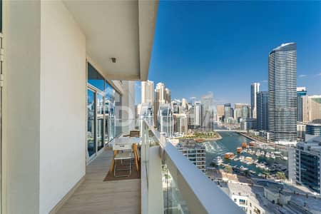 2 Bedroom Apartment for Rent in Dubai Marina, Dubai - 2 Bedroom I Fully Furnished I Sea View