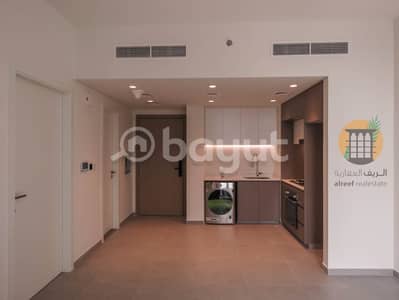 Apartment (room and hall) for rent Aljada Area,Boulevard Building2 Downtown New Sharjah Excellent location Last with car parking floor 3