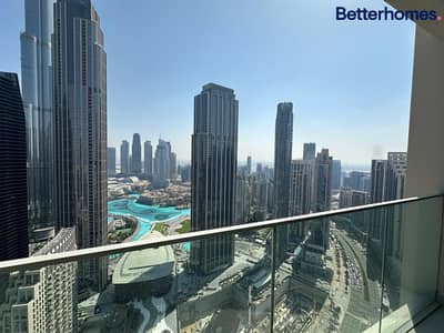 3 Bedroom Apartment for Rent in Downtown Dubai, Dubai - High Floor | Burj-Fountain View | Ready To Move In