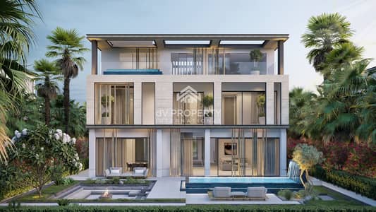 6 Bedroom Villa for Sale in Jumeirah Golf Estates, Dubai - A03 - Golf View -4K. jpg