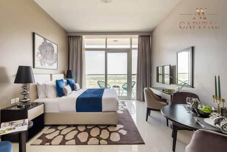 Studio for Sale in DAMAC Hills, Dubai - Studio | Hotel Apartment  | Gulf View | Furnished