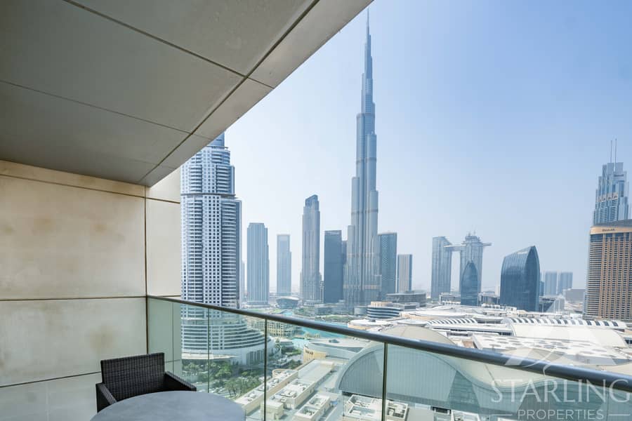 Serviced | High Floor | Burj Khalifa View