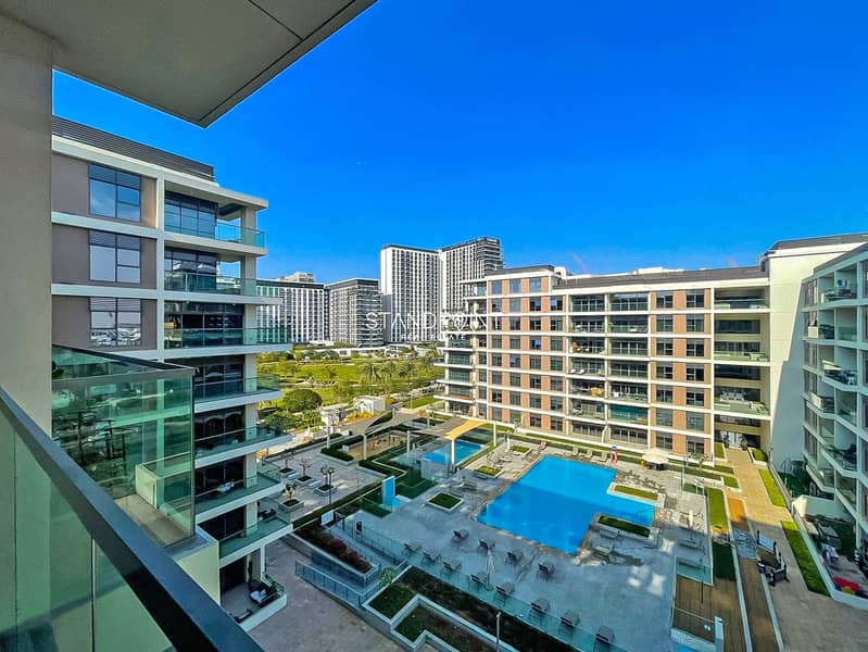 Vacant | Park and Pool View | High Floor