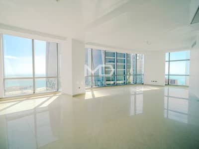 2 Bedroom Flat for Rent in Corniche Road, Abu Dhabi - On High Floor | Vacant | Stunning Sea Views