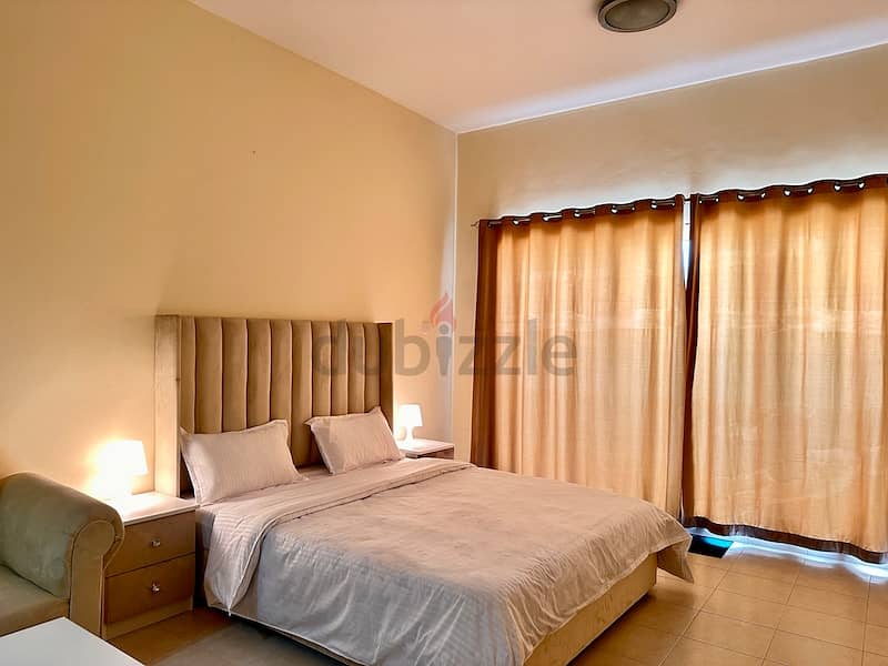 Closed Kitchen Fully Furnished Studio With Balcony || Near Metro Station
