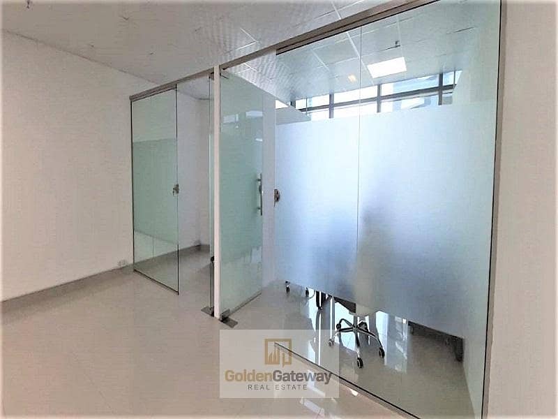 6 12 Chqs Fully Fitted  Glass Partition-1Month FREE