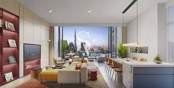 2 Cпальни Апартаменты Продажа в Дубай Даунтаун, Дубай - Квартира в Дубай Даунтаун，Rove Home, 2 cпальни, 2400000 AED - 8680595