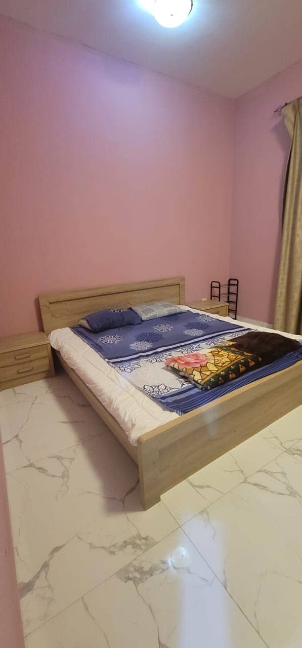 Exclusively for monthly rent in Ajman, a furnished apartment with two