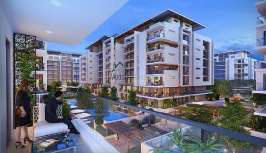 2 Bedroom Apartment for Sale in Sobha Hartland, Dubai - Pool. jpg