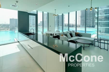 2 Bedroom Apartment for Sale in Mohammed Bin Rashid City, Dubai - Furnished + Maids | Corner Unit | Full Lagoon View