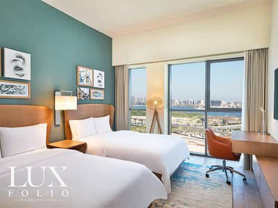 شقة فندقية  للايجار في الجداف، دبي - شقة فندقية في إليمنت،الجداف 90000 درهم - 8659186