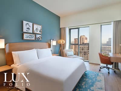 Hotel Apartment for Rent in Al Jaddaf, Dubai - No Emirates ID| Free Bills and Breakfast| Creek Harbour View| Metro