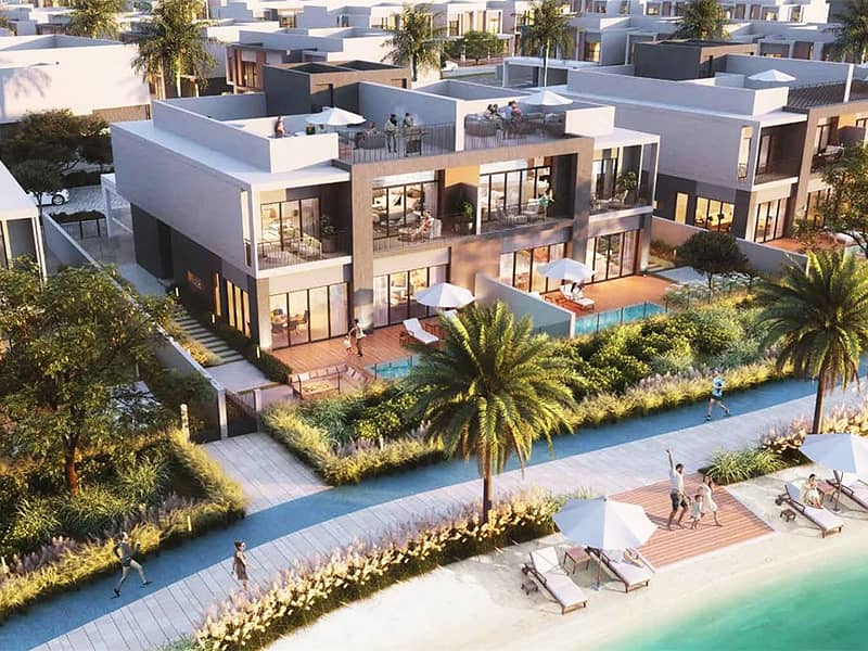 位于迪拜南部街区，居住区，脉动住宅区，脉动海滨小区 4 卧室的别墅 3000000 AED - 8659597