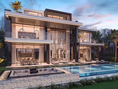7 Bedroom Villa for Sale in DAMAC Lagoons, Dubai - BEST LOCATION | DIRECT ON LAGOON | PRIVATE POOL